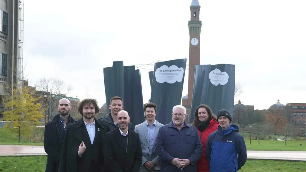 La turbina Birmingham Blade hecha para las ciudades y sus urbanismos