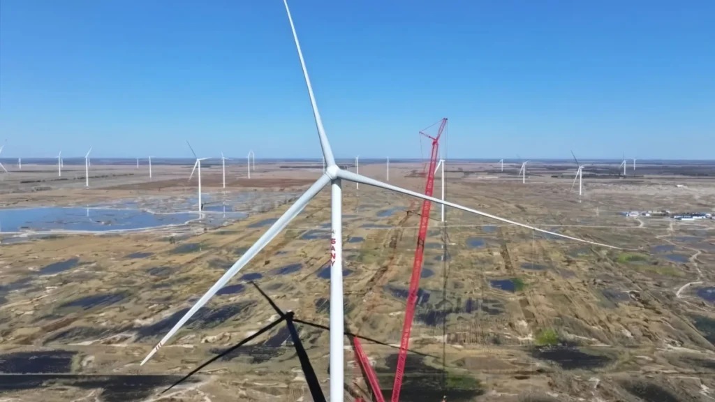 La turbina de 15 MW capacidad de Sany Renewable Energy