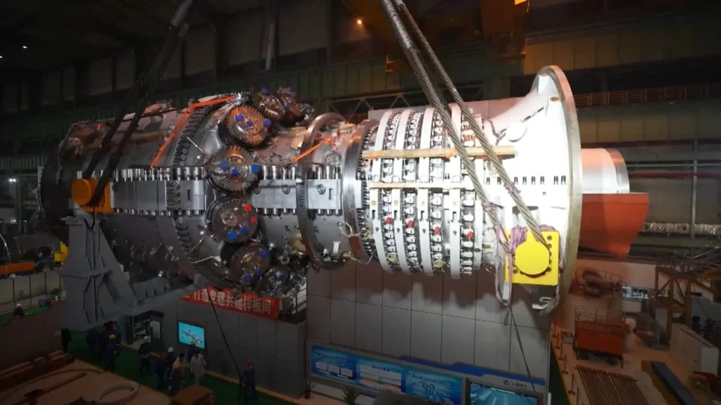 La turbina de gas de 300 MW