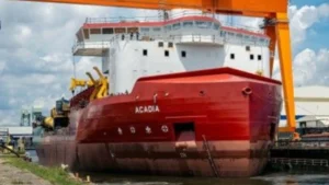 Great Lakes lanza el Acadia, su buque para instalación de roca submarina