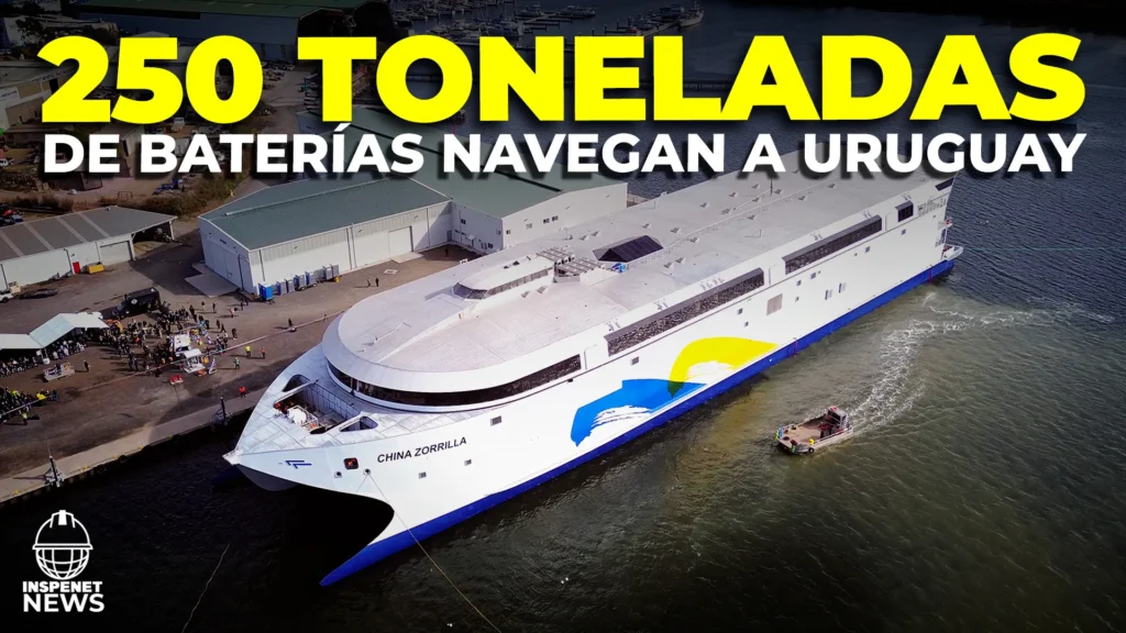 Lanzan en Tasmania el mayor barco eléctrico a batería del mundo