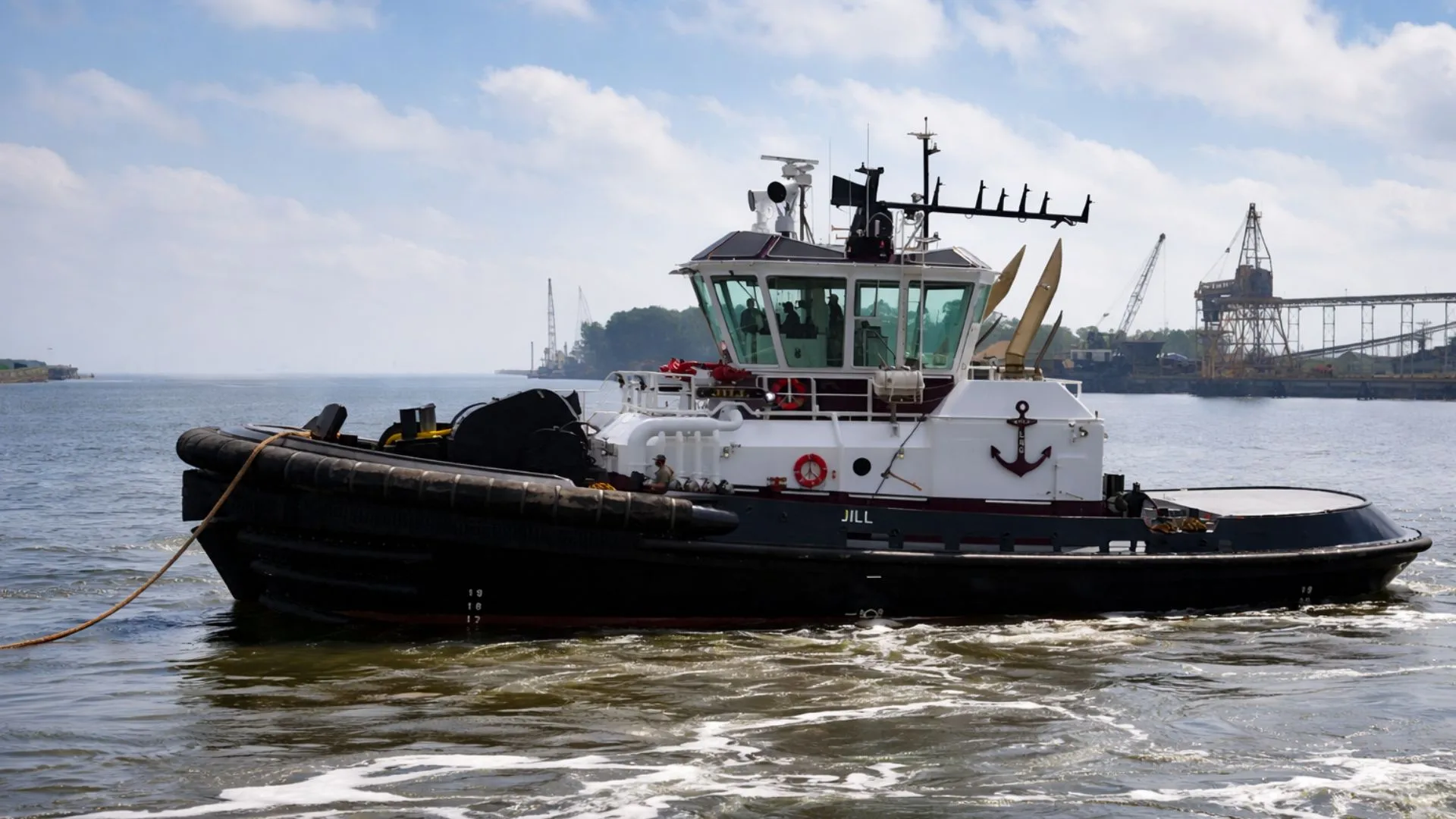 Las capacidades técnicas del remolcador Jill