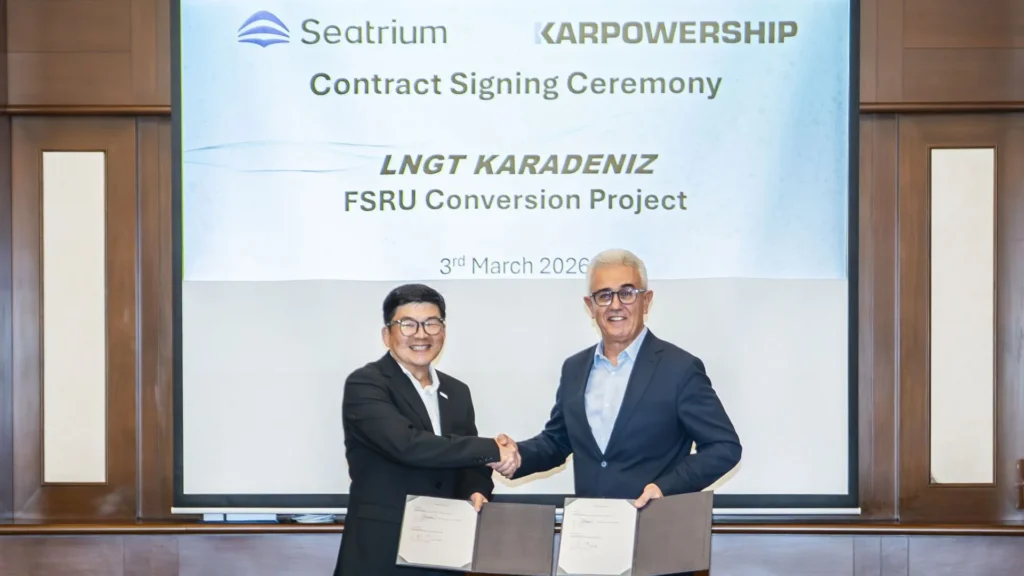 Seatrium and Karpowership announce eighth LNG FSRU conversion