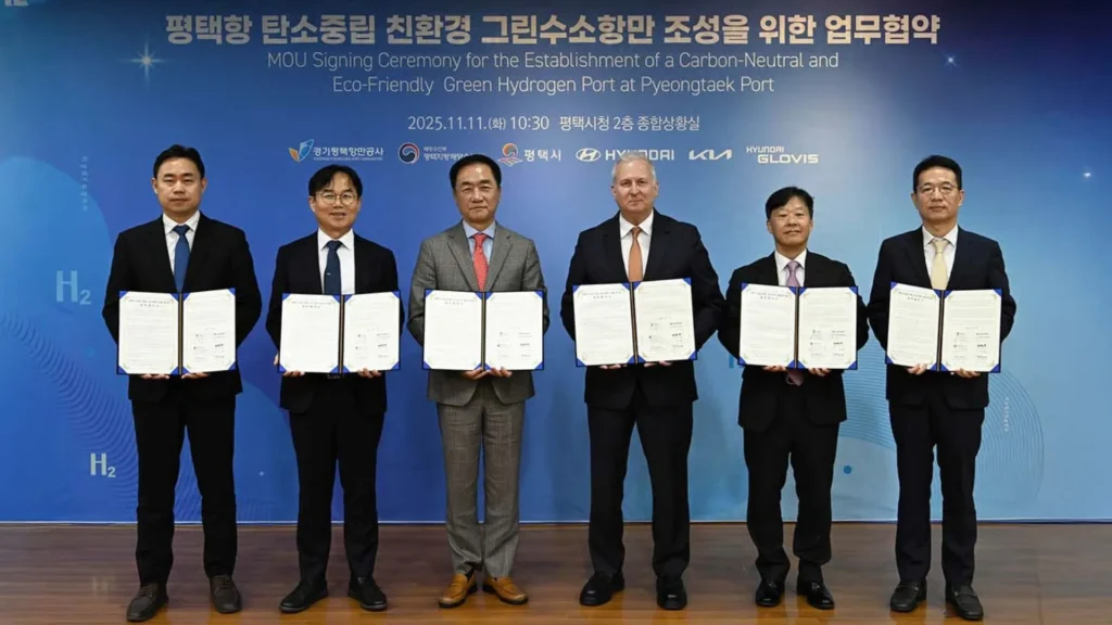 Hyundai Motor Group Announces Development of Hydrogen Port in Pyeongtaek