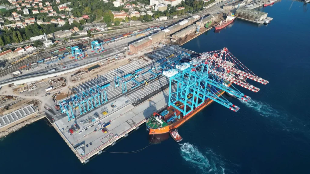 Las primeras grúas STS en la Terminal Rijeka Gateway