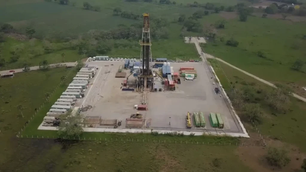 La producción en pozo Puk