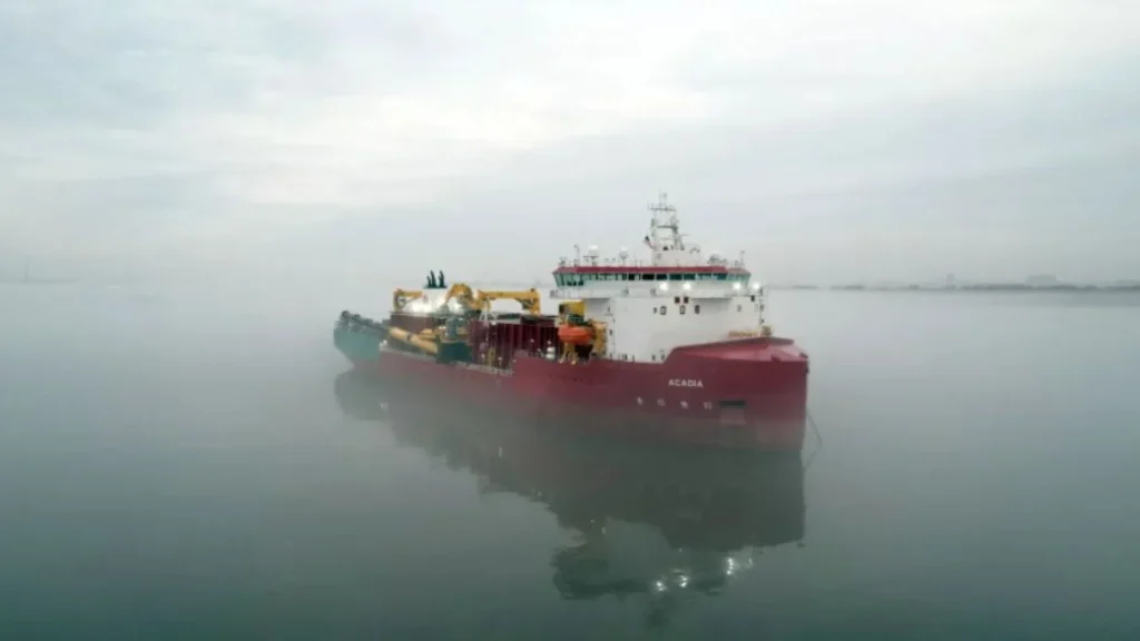The Acadia Vessel Begins Sea Trials to Strengthen the Offshore Wind Sector