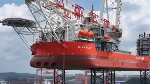 Cadeler completes trials of its A-class vessel Wind Ally