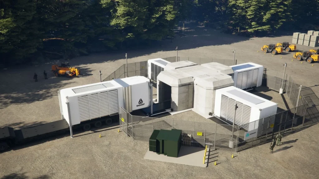 Las pruebas del microrreactor Kaleidos por Radiant y el DOE