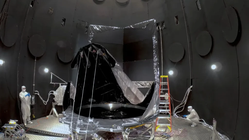 Las pruebas del telescopio espacial Nancy Grace Roman de la NASA