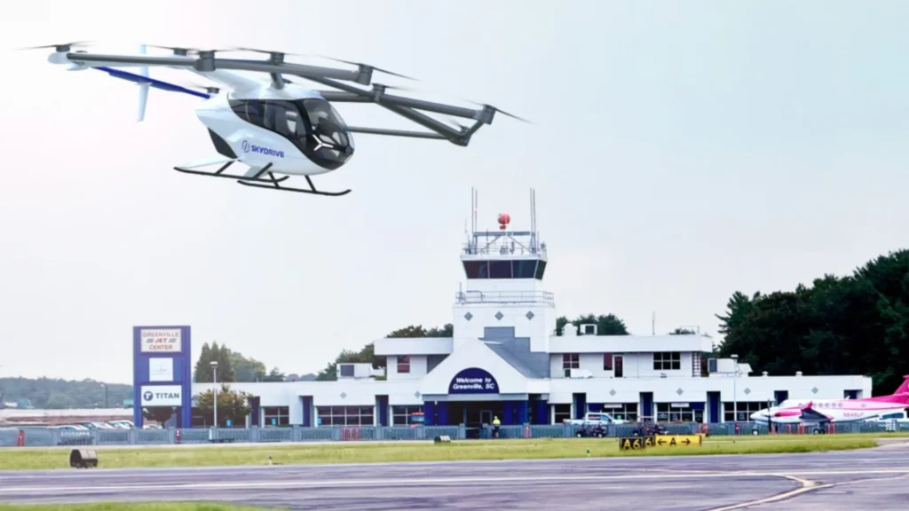 Las rutas de vuelo de EVTOL's SkyDrive y SAI Flight