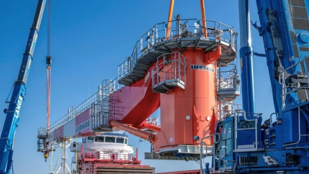Liebherr strengthens its presence in Angola with two offshore cranes for the FPSO Agogo.