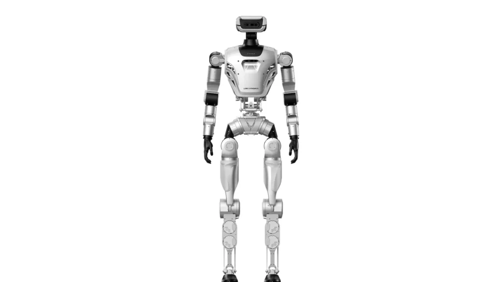 Frontal image of the humanoid LimX Oli
