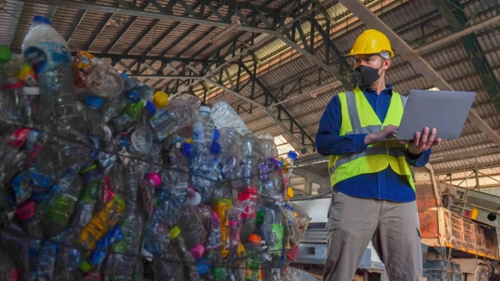 Reciclaje de PET con aire y humedad