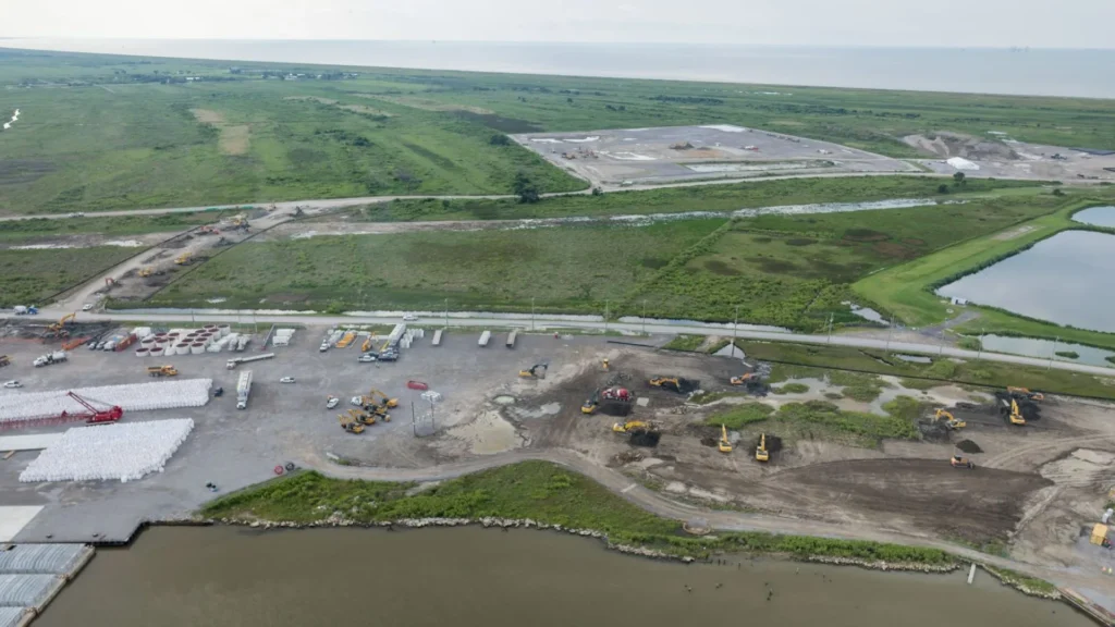 Venture Global advances construction of CP2 LNG terminal