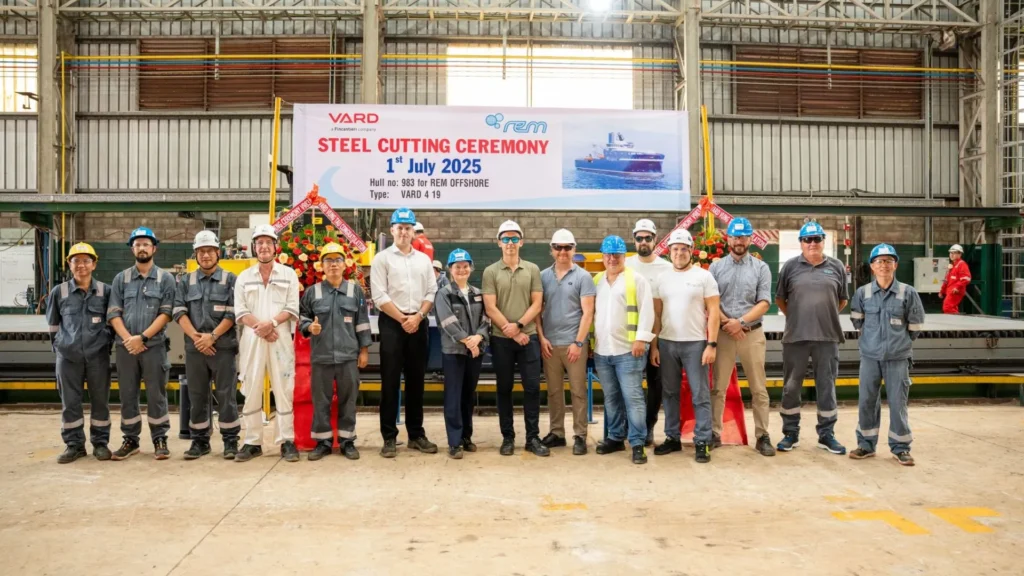 Construction of vessel NB 983 for Rem Offshore starts at VARD shipyard