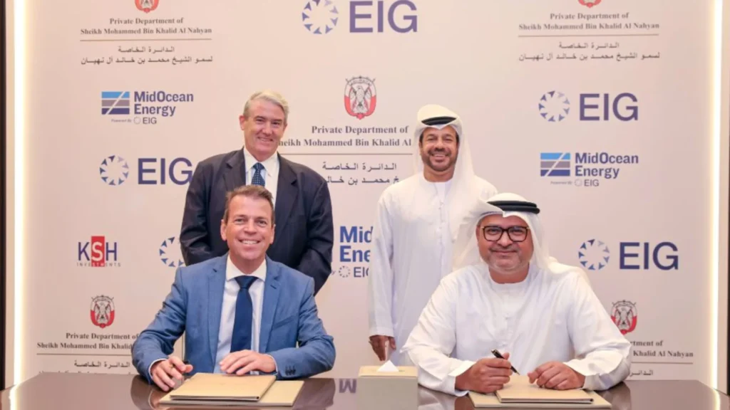 Abu Dhabi’s Private Department enters the global LNG market with an investment in MidOcean Energy