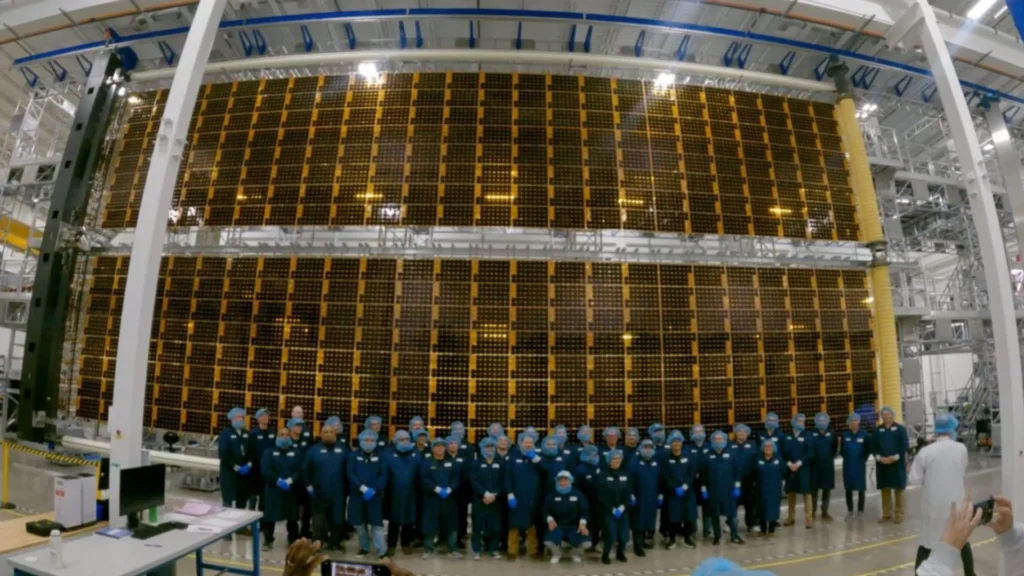 Redwire deploys deployable solar panels for Lunar Gateway