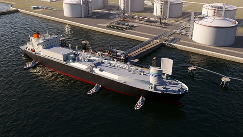 transportador de GNL con el sistema Wind Challenger