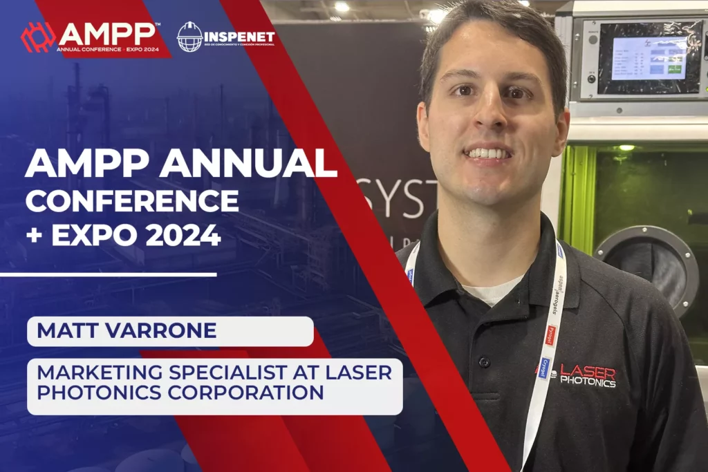 Matt Varrone from Laser Photonics at AMPP 2024