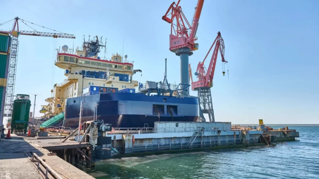 Modernizan el sistema de tuberías del rompehielos Oden