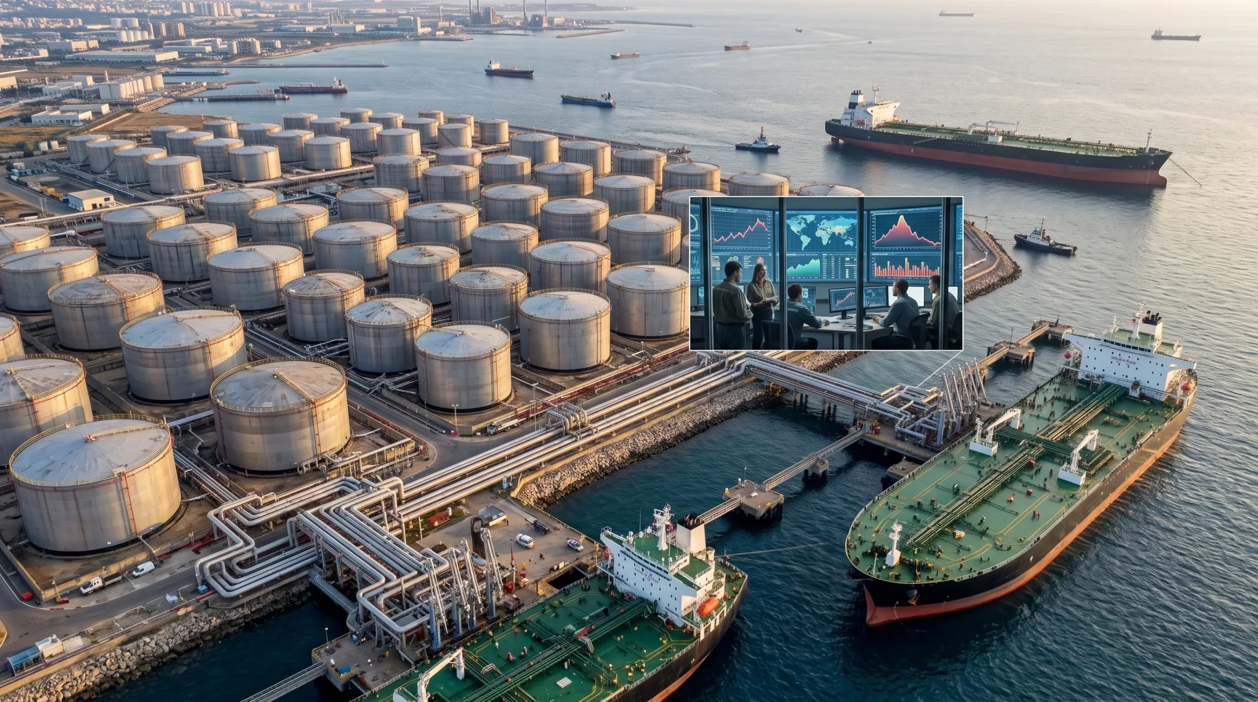 Morgan Stanley analiza el exceso de oferta petrolera mediante indicadores del mercado global de crudo y almacenamiento energético