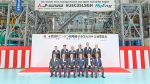 Japan Engine prueba motor de hidrógeno para grandes buques comerciales