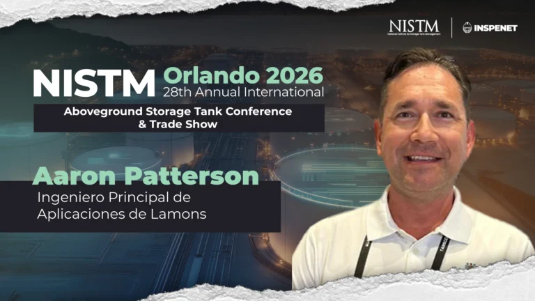 Sellado industrial en NISTM 2026 con Aaron Patterson de Lamons.