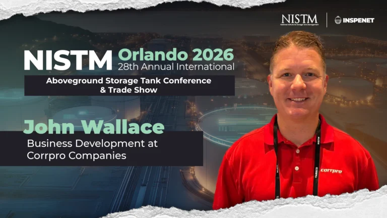John Wallace at NISTM 2026 talking about cathodic protection in terminals.