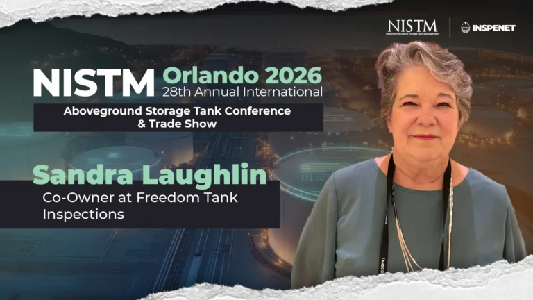 Promotional banner for the NISTM Orlando 2026 event, Sandra Laughlin.