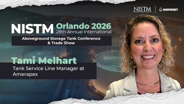 Tami Melhart of Amerapex at NISTM 2026 on tank services.