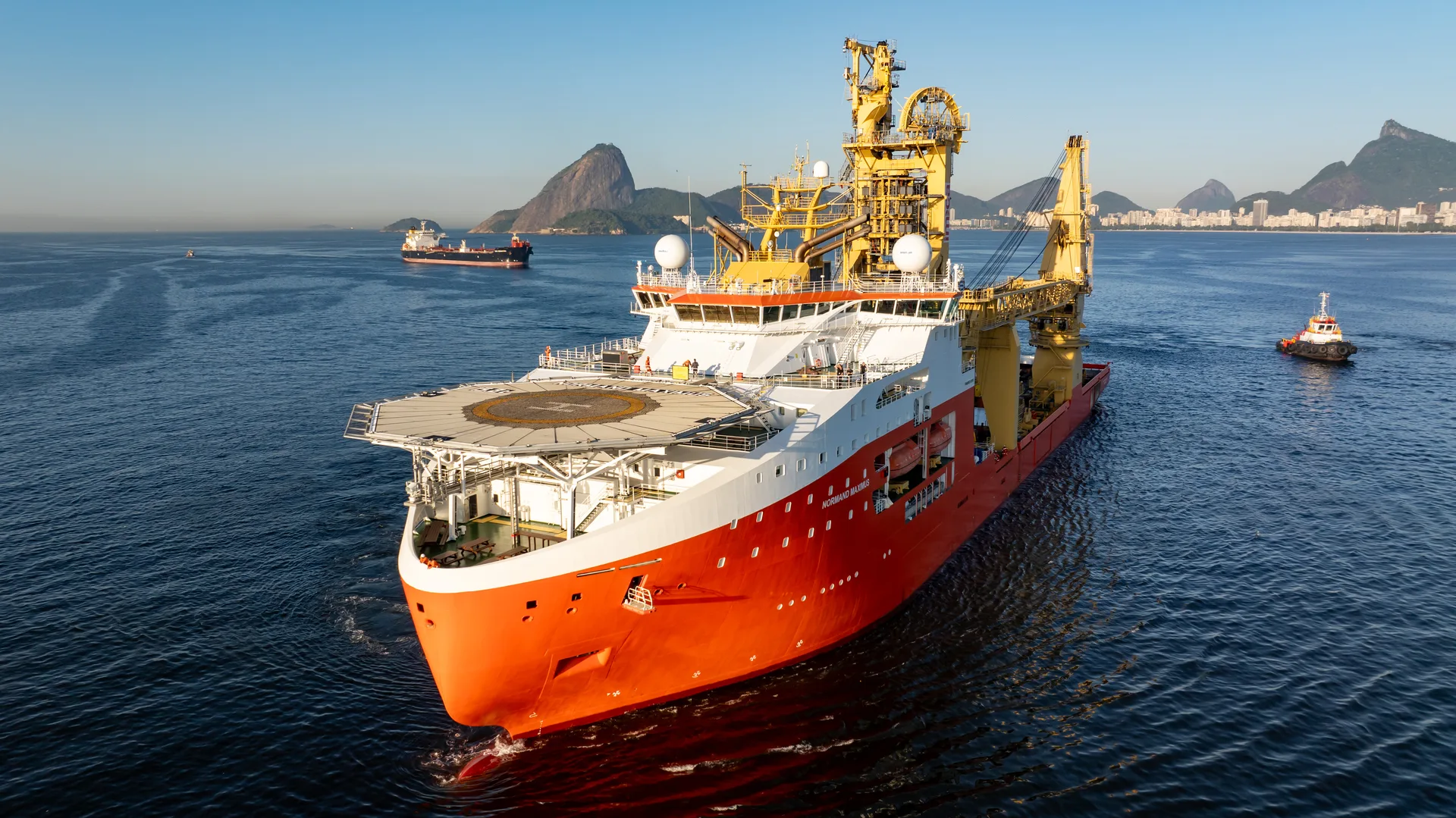El CSV Normand Maximus es actualmente el buque más grande de la flota de Solstad Offshore. 