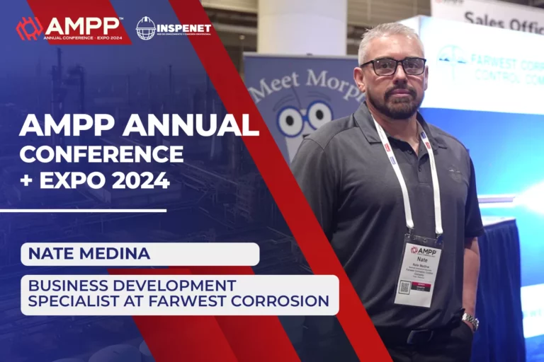 Nate Medina from Farwest Corrosion at AMPP 2024