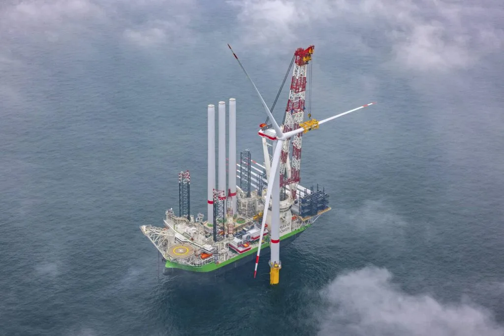 Nordseecluster: procesos industriales de instalación seriada