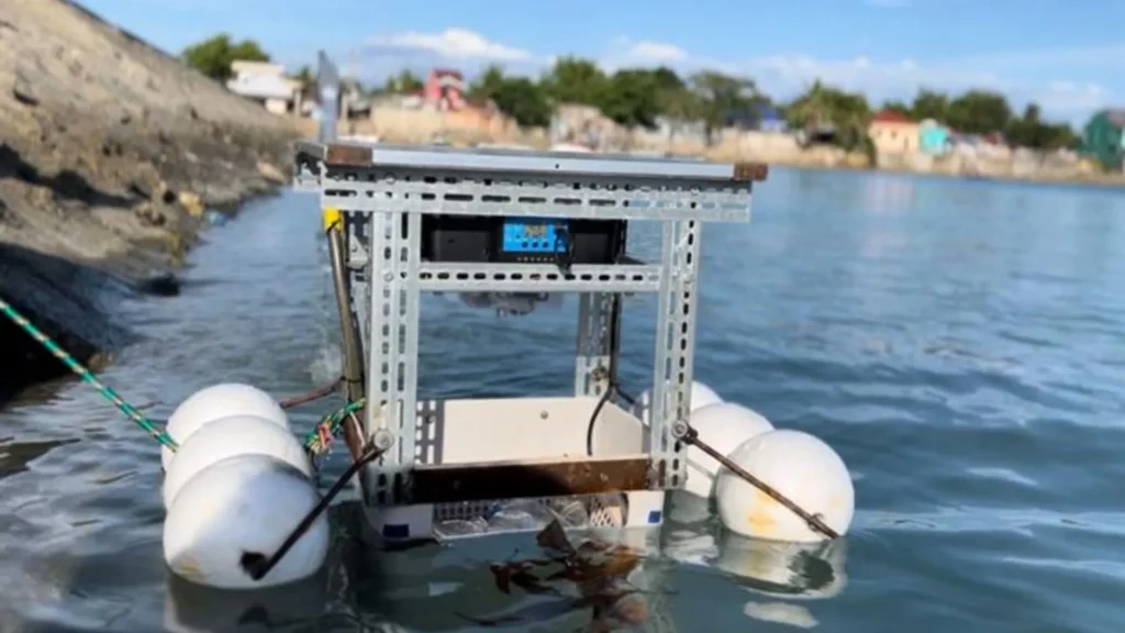 SeaGBin device automates ecological cleanup of polluted rivers