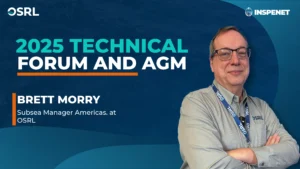 Brett Morris, Subsea Manager Americas and OSRL Technician, participates in the 2025 Technical Forum and AGM.