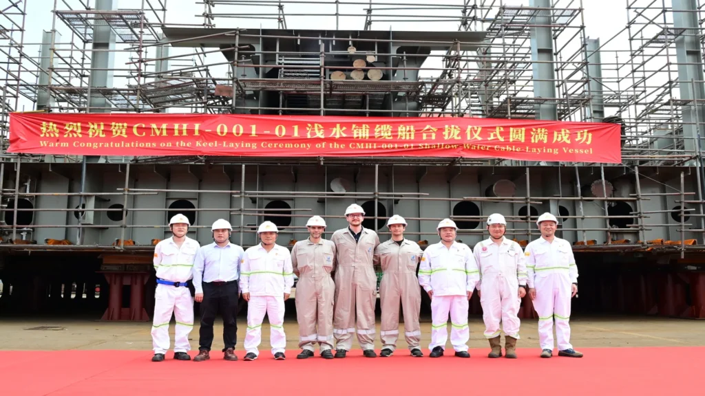 Althea’s keel laying marks the start of its construction