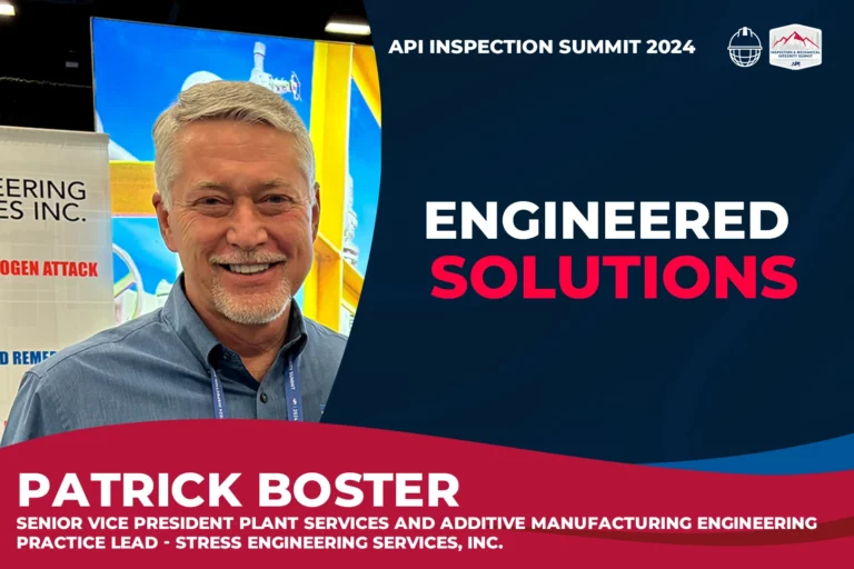 Patrick Boster from Stress Engineering at API Summit 2024