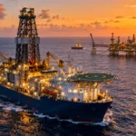 Perforación offshore en Ghana con el drillship Noble Faye Kozack
