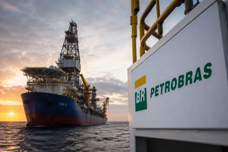 Petrobras en Foz do Amazonas durante perforación del pozo Morpho