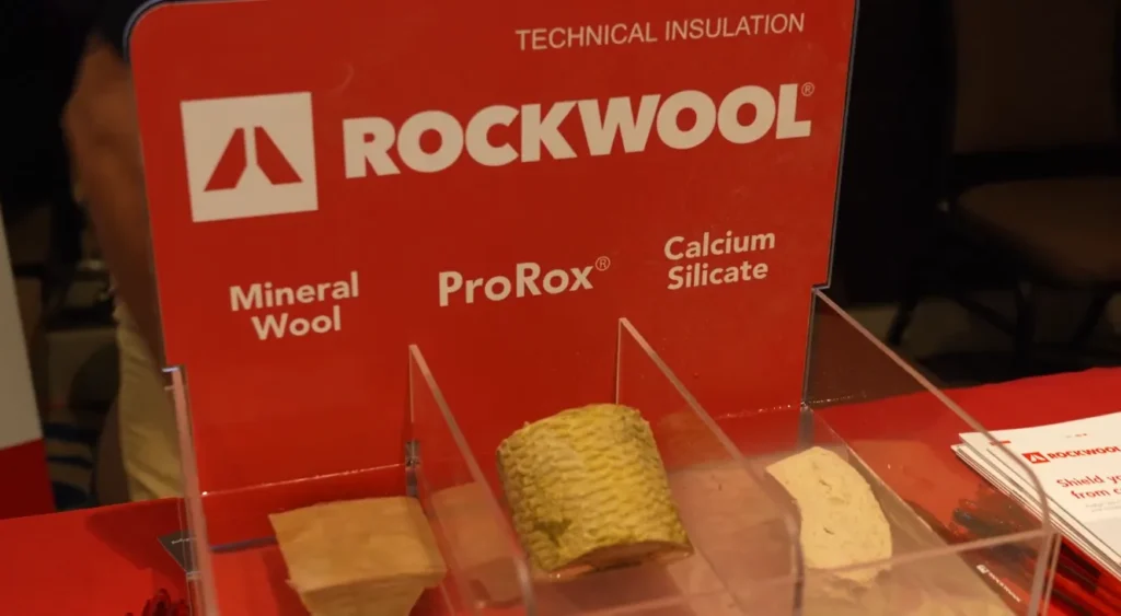 Rockwool industrial insulation samples