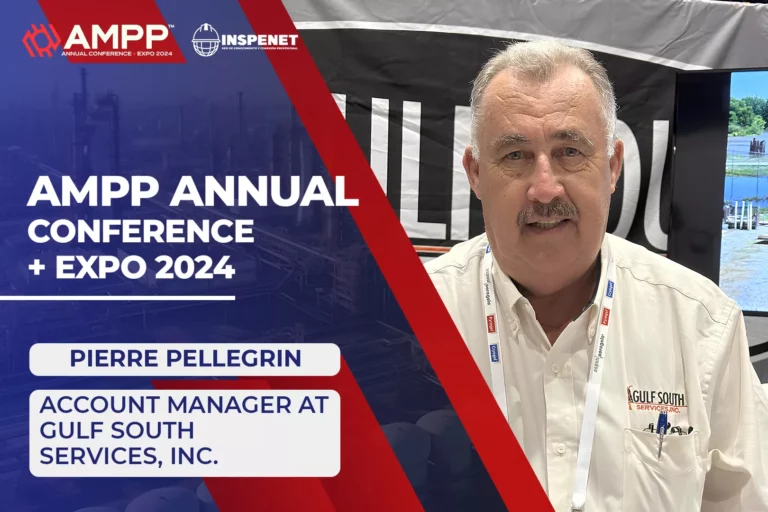Pierre Pellegrin from Gulf South Services at AMPP 2024