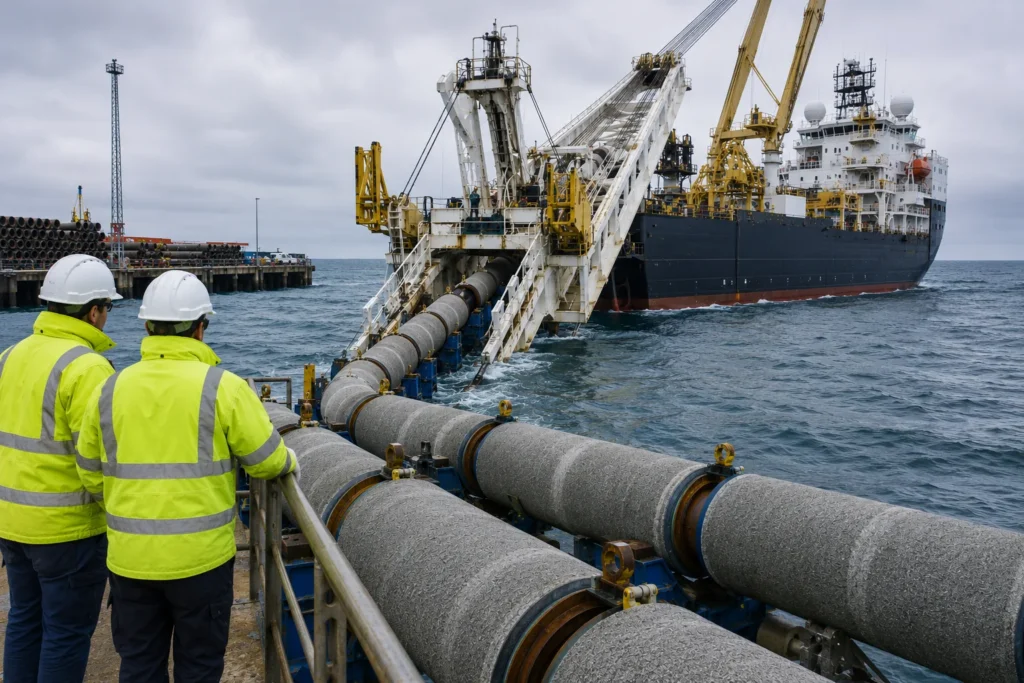 Pipeline de dióxido de carbono en Reino Unido inicia construcción offshore