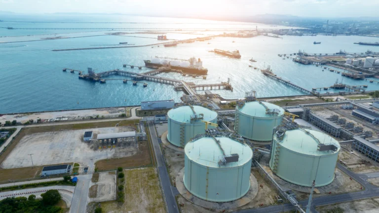 Terminal de GNL para el proyecto de Tanzania y exportación de gas natural licuado.