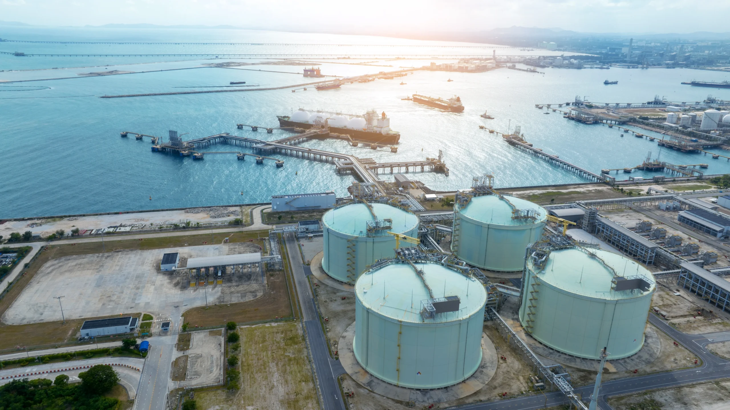Terminal de GNL para el proyecto de Tanzania y exportación de gas natural licuado.