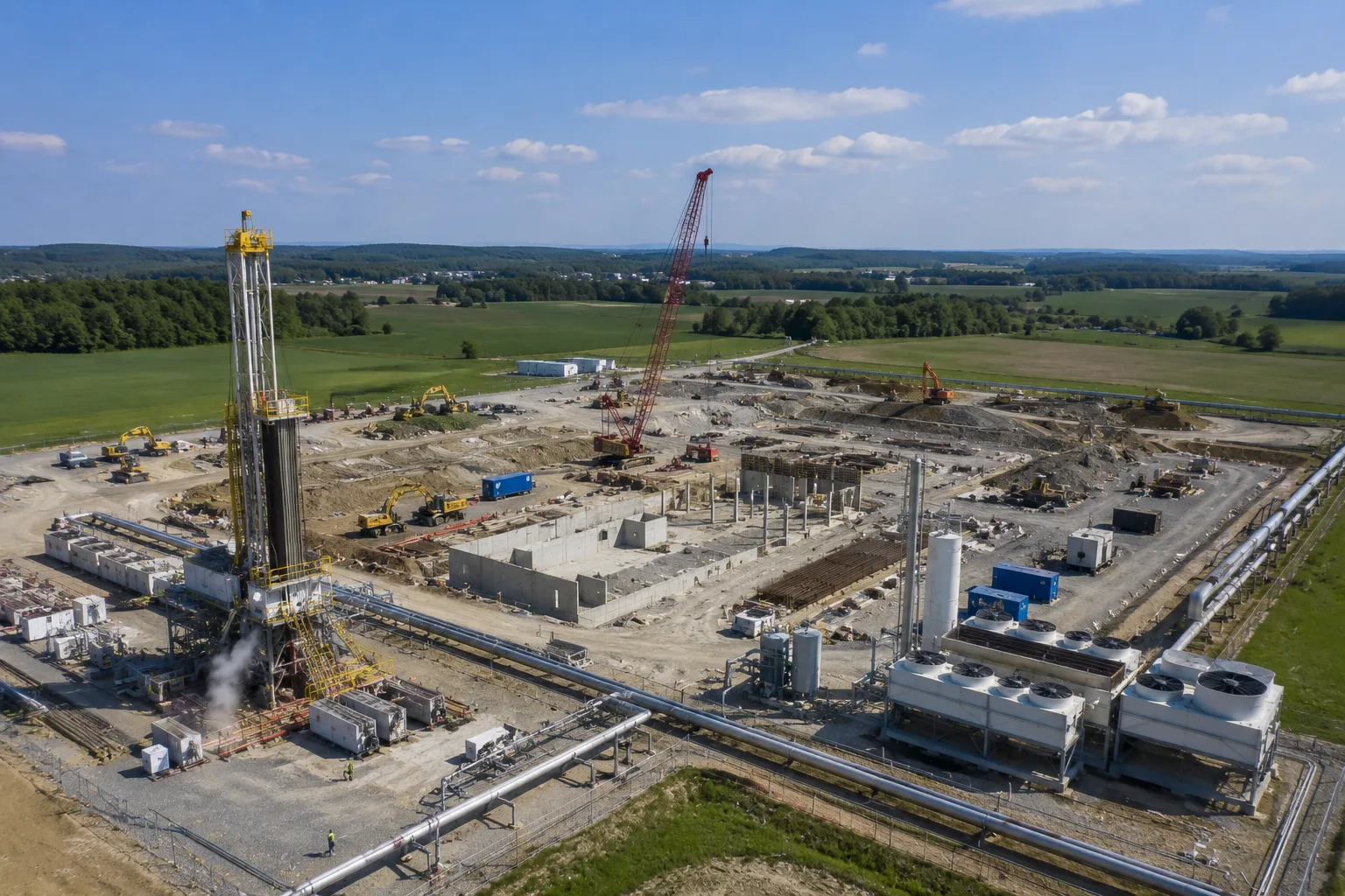 Planta geotérmica en Alemania de 30 MW en construcción en Landau