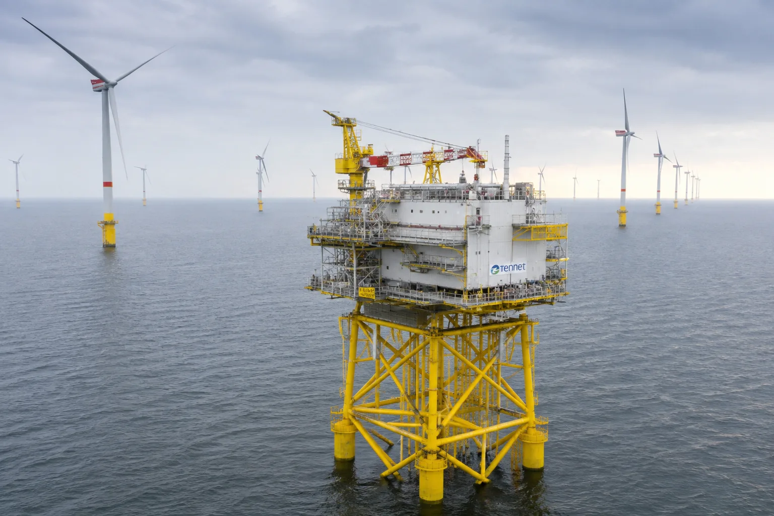Plataformas HVDC offshore del proyecto BalWin5 para transmisión de energía eólica marina