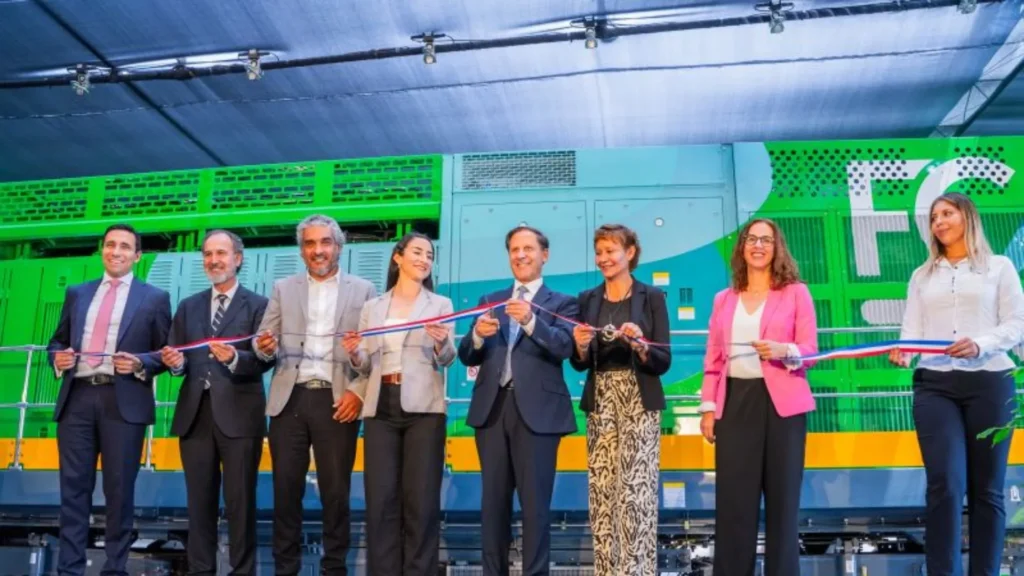 La primera locomotora a hidrógeno