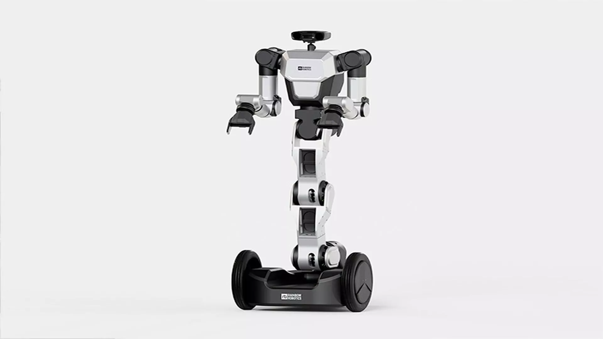 Presentan un robot con ruedas y dos brazos llamado RB Y1