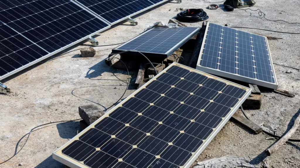 Used solar panels converted into pure hydrogen and energy materials